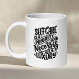 Self-Care… White Glossy Mug