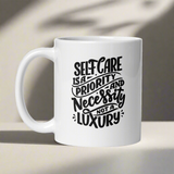 Self-Care… White Glossy Mug