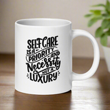 Self-Care… White Glossy Mug